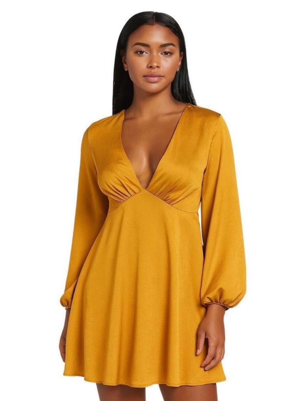 BCBGeneration Mustard Yellow Dress